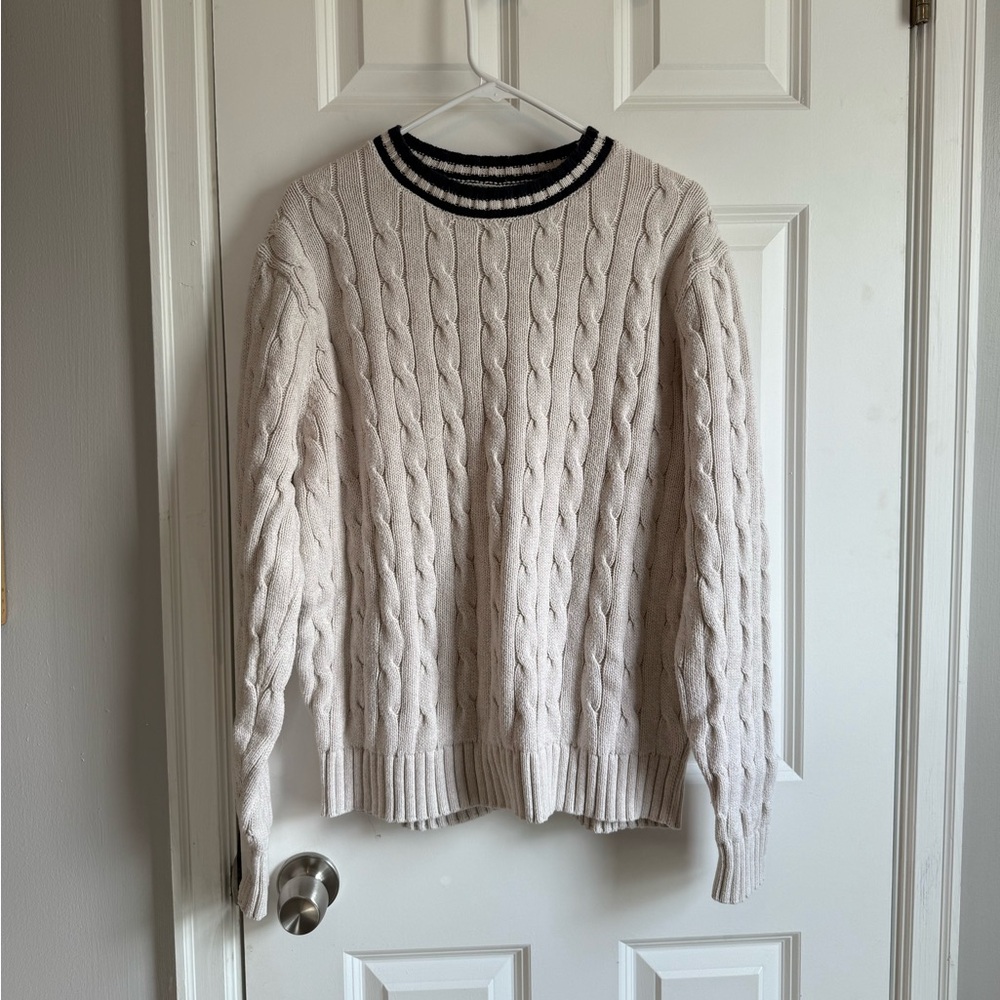 Jcrew retro cable knitt sweater